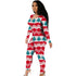Christmas Pattern Women's Plus Size Two Piece Outfits