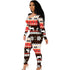 Christmas Pattern Women's Plus Size Two Piece Outfits