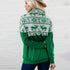 Christmas Printed Women's Pullover Top Turtleneck
