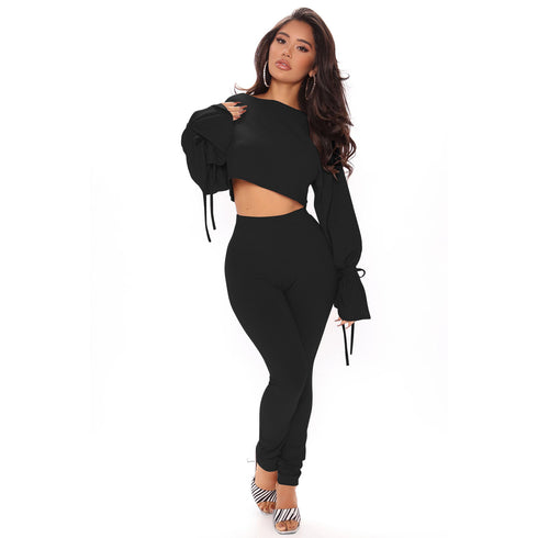 Club Women's Two Piece Outfits Lounge Tops Shorts