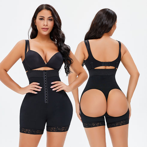 Plus Size Fajas Colombian Butt Lifter Women's High Compression