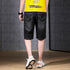 Comfy Loose Plus Size Mid Waist Denim Shorts For Men