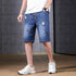 Comfy Loose Plus Size Mid Waist Denim Shorts For Men