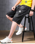 Comfy Loose Plus Size Mid Waist Denim Shorts For Men