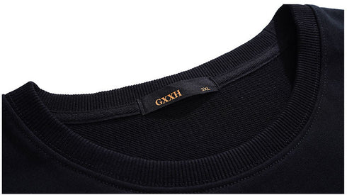 Cool Men's Fleece Hip Hop Print Causal Plus Size Sweatshirts