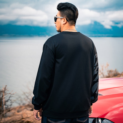 Cool Men's Fleece Hip Hop Print Causal Plus Size Sweatshirts