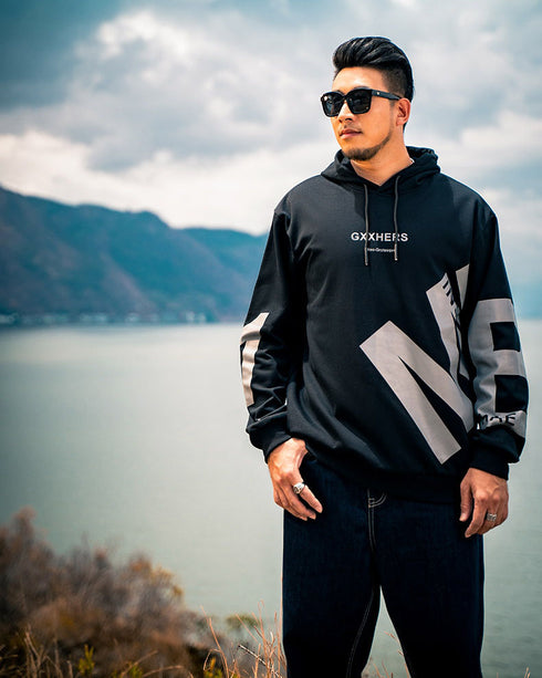 Cool Men's Hip Hop Print Causal Plus Size Fleece Hoodies