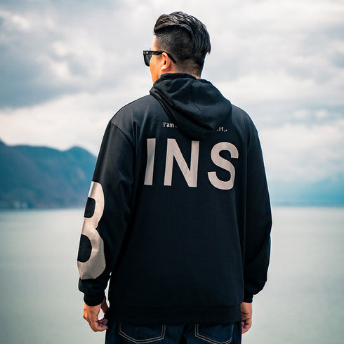 Cool Men's Hip Hop Print Causal Plus Size Fleece Hoodies