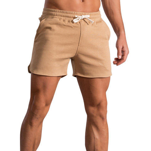 Cotton Men's Casual Gym Fitness Cycling Shorts