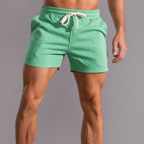 Cotton Men's Casual Gym Fitness Cycling Shorts