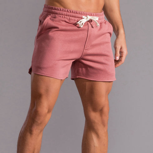 Cotton Men's Casual Gym Fitness Cycling Shorts