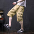 Cotton Men's Loose Fit Jogging Cargo Shorts