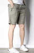 Cotton Men's Outdoor Casual Shorts with Zip Pockets