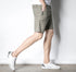 Cotton Men's Outdoor Casual Shorts with Zip Pockets