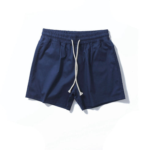 Cotton Men's Solid Causal Beach Shorts