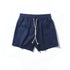 Cotton Men's Solid Causal Beach Shorts