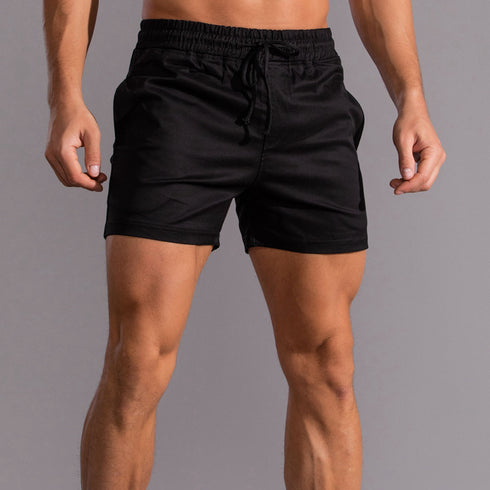 Cotton Men's Solid Causal Beach Shorts