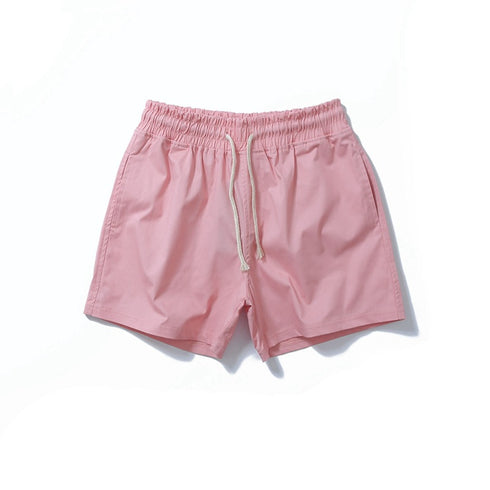 Cotton Men's Solid Causal Beach Shorts