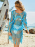 Cover Up Crochet Hollow Out Tassel Women's Tunics