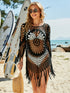 Cover Up Crochet Hollow Out Tassel Women's Tunics