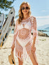 Cover Up Crochet Hollow Out Tassel Women's Tunics