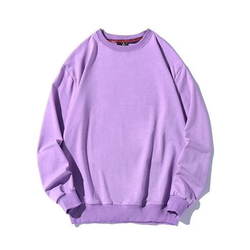 Plain Crewneck Plus Size Sweatshirt Unisex Sweatshirt