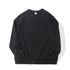 Plain Casual Crewneck Loose Unisex Pullover Sweatshirts