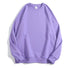 Plain Casual Crewneck Loose Unisex Pullover Sweatshirts