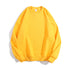Plain Casual Crewneck Loose Unisex Pullover Sweatshirts
