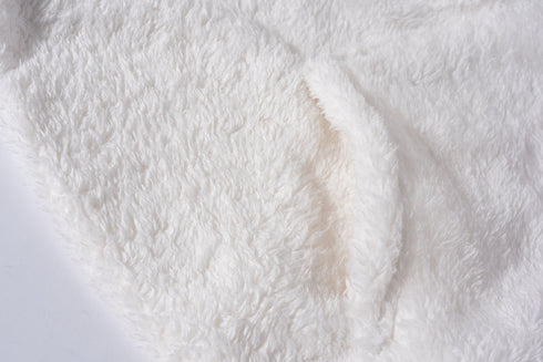 Cute Women's Patchwork Pullover Plush Loose Tops