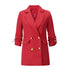 Elegant Women's Blazers Jackets Lapel Collar Coat
