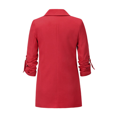 Elegant Women's Blazers Jackets Lapel Collar Coat