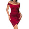 Elegant Women's Sexy Off Shoulder Bodycon Dresses