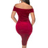 Elegant Women's Sexy Off Shoulder Bodycon Dresses
