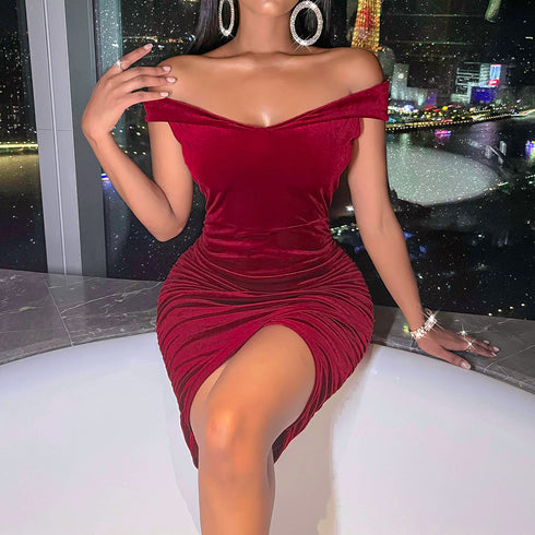 Elegant Women's Sexy Off Shoulder Bodycon Dresses