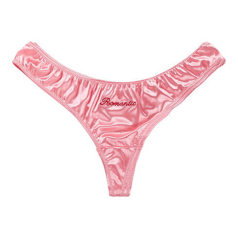 Embroidery Printing Low Waist Women's Briefs Panties