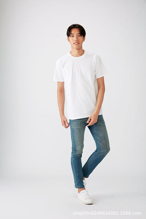 Gym Workout Unisex Plus Size Blank T-Shirt for Printing