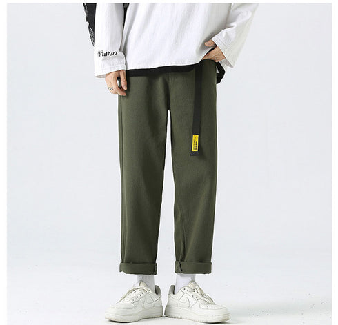 Fall Men's Straight Leg Loose Casual Denim Jean Pants