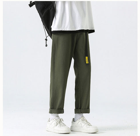 Fall Men's Straight Leg Loose Casual Denim Jean Pants