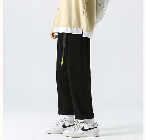 Fall Men's Straight Leg Loose Casual Denim Jean Pants