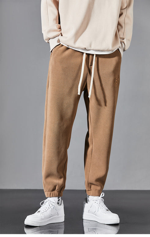 Fashion Joggers Sports Pants Fleece Gym Plus Size Training Trousers