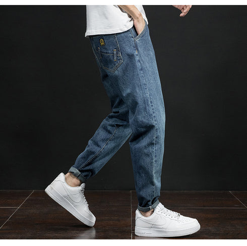 Fashion Loose Harem Denim Jeans for Men