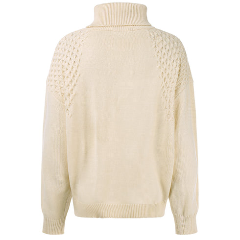 Fashion Loose High Neck Sweater Pullover Women's Sweater Tops