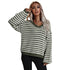 Fashion Loose Sweater Pullover V Neck Sweater Women's Knit Tops