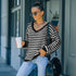 Fashion Loose Sweater Pullover V Neck Sweater Women's Knit Tops