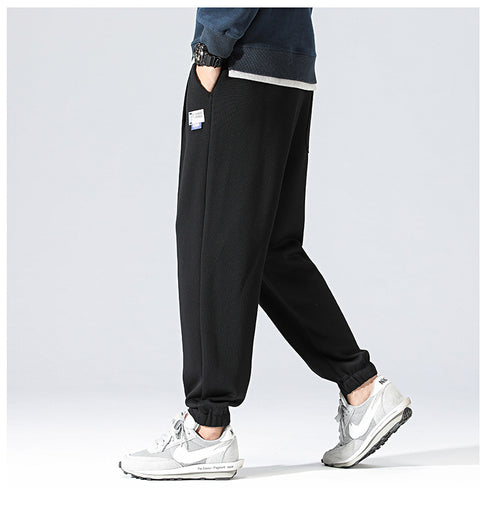 Fashion Plus Size Men's Casual Harem Pants Drawstring Joggers