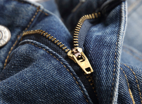 Fashion Men's Jean Shorts Mid Waisted Men's Ripped Jeans Shorts