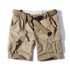 Fashion Men's Loose Camo Cargo Shorts with Belt