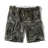 Fashion Men's Loose Camo Cargo Shorts with Belt