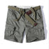 Fashion Men's Loose Camo Cargo Shorts with Belt